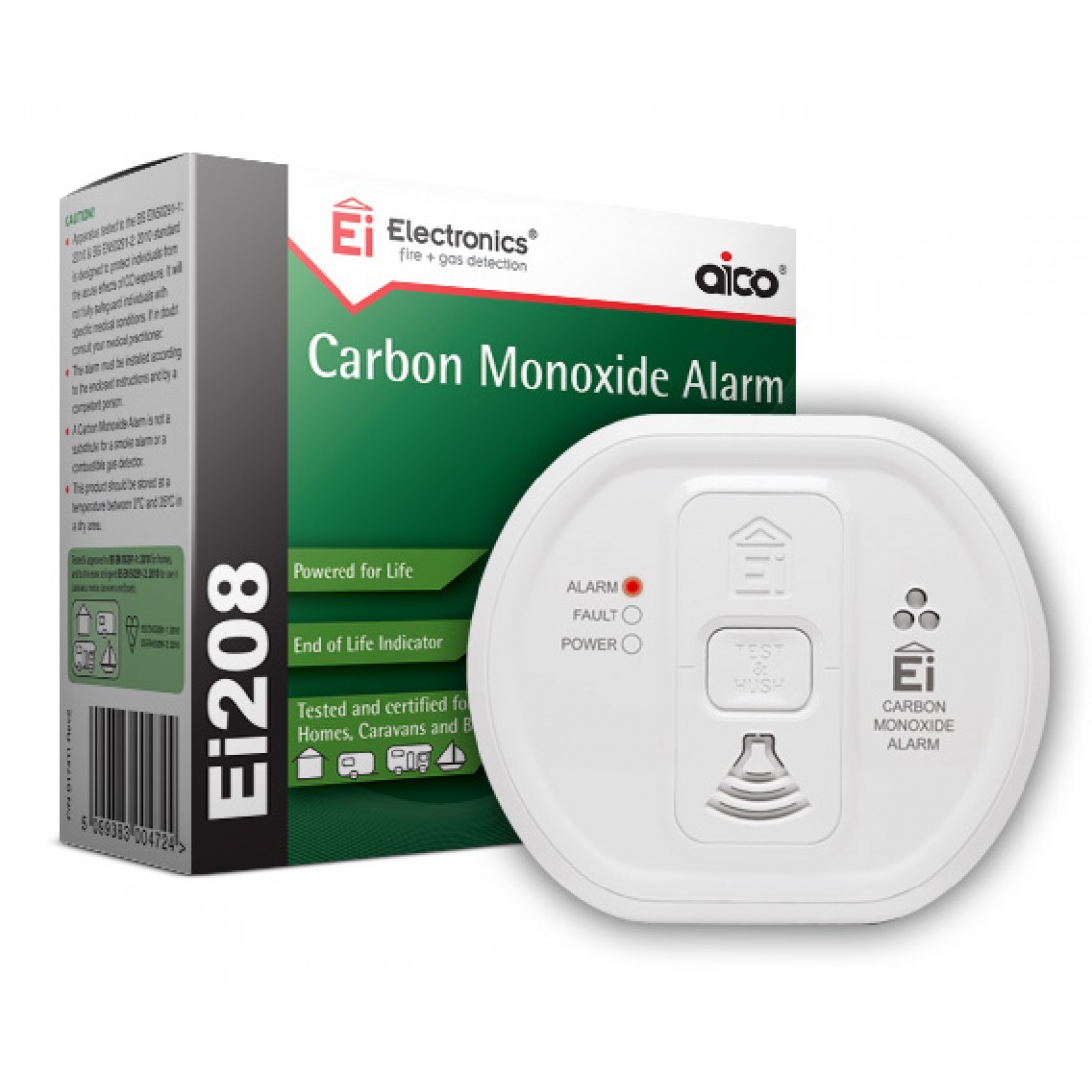 Power alarm. Carbon Monoxide. Monoxide.