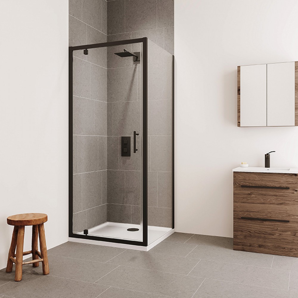 Verve Black Pivot Door