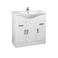 Davies 75cm White Vanity Unit