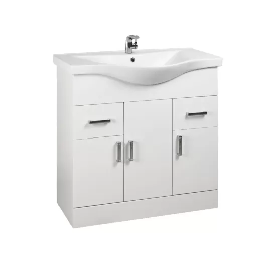 Davies 75cm White Vanity Unit