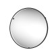 Aspect Round LED Mirror Matt Black